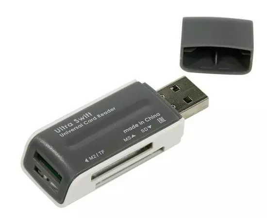 Картридер внешний USB2.0 Defender ULTRA SWIFT (83260)