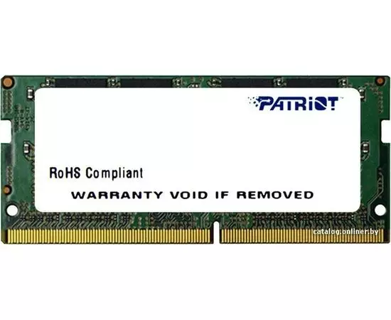 Оперативная память для ноутбука 8Gb DDR4-2133MHz (Patriot) (PSD48G213381S)