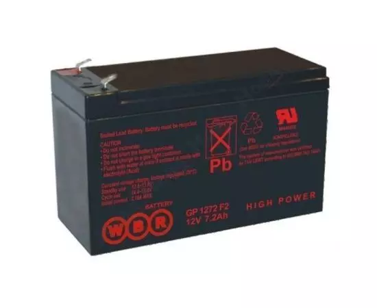Батарея для ИБП, 12V, 7,2Ah (WBR) (GP 1272)