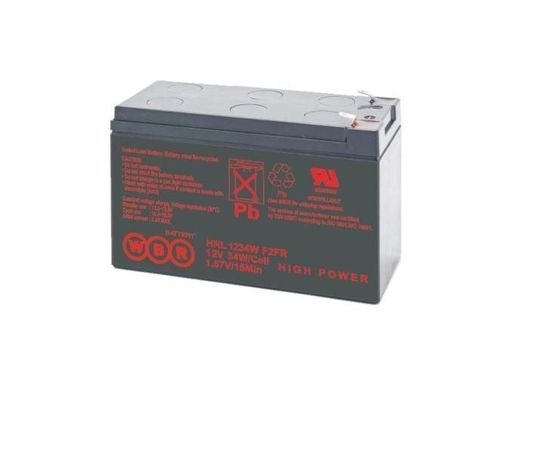 Батарея для ИБП, 12V, 9Ah (WBR) (HR 1234W f2)