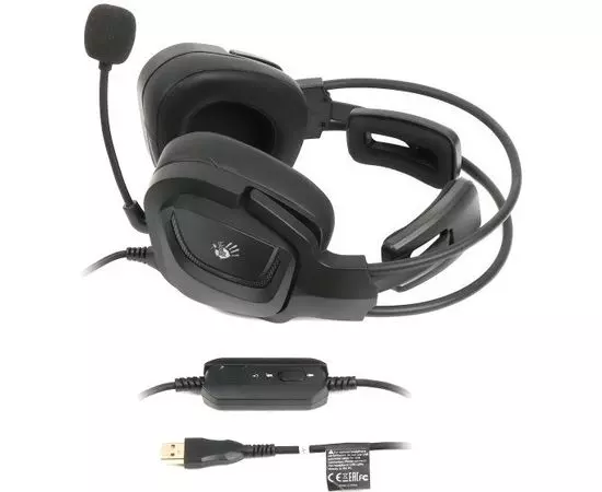 Наушники с микрофоном A4 Tech Bloody G575 черный (G575 BLACK), фото 4