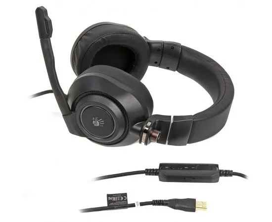 Наушники с микрофоном A4 Tech Bloody G580 черный (G580 BLACK), фото 4