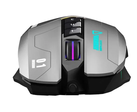 Мышь A4 Tech Bloody W60 Max Gun, серый, фото 5