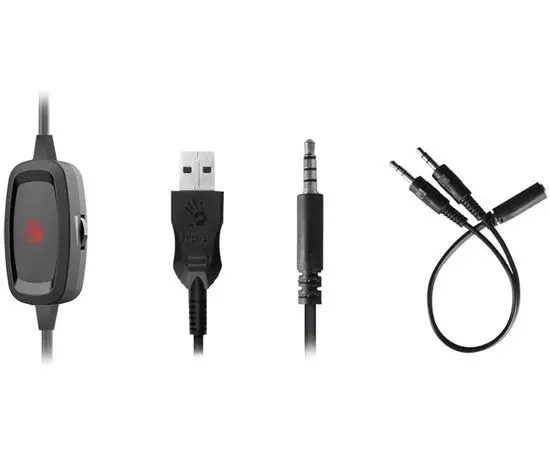 Наушники с микрофоном A4 Tech Bloody G575P, черный, фото 4