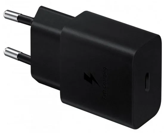 Зарядное устройство Samsung, USB C, PD2.0(15W), черный (EP-T1510NBEGRU)