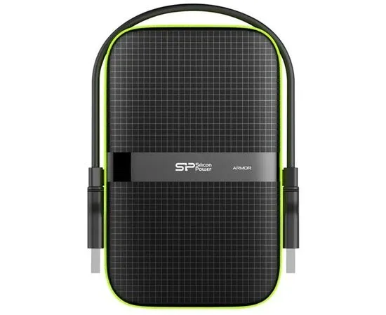 Внешний жесткий диск Silicon Power 2Tb USB3.0 Armor A60 Black (SP020TBPHDA60S3K)
