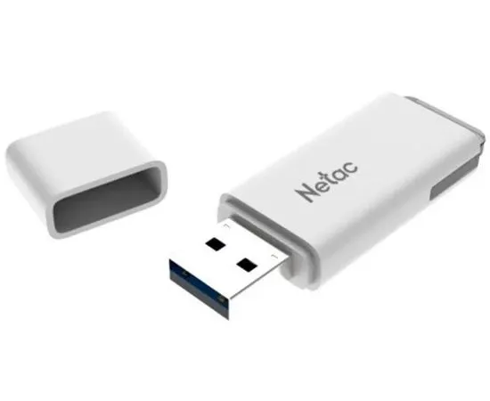 USB Flash-накопитель 32Gb USB 3.0 (Netac U185), белый (NT03U185N-032G-30WH), фото 2
