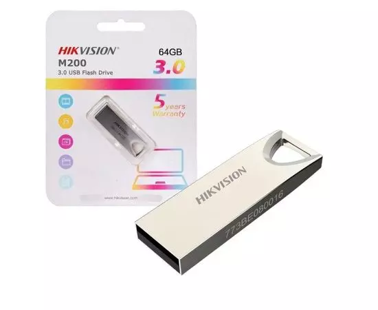 USB Flash-накопитель 64Gb USB 3.0 (Hikvision, M200) (HS-USB-M200/64G/U3)