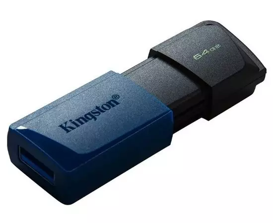 USB Flash-накопитель 64Gb USB 3.0 (KINGSTON, DataTraveler Exodia M) черный/синий (DTXM/64GB)