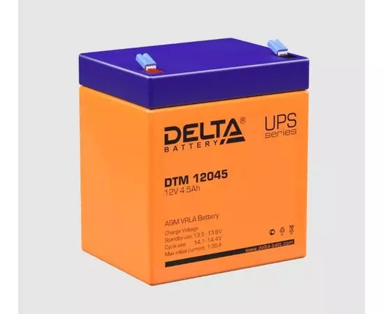 Батарея для ИБП, 12V, 4,5Ah (Delta) (DTM 12045)