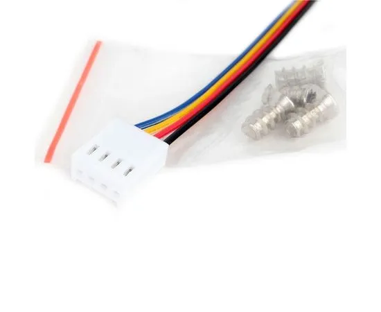 Кулер для корпуса Gembird 92x92x25, гидродинамический, 4 pin, провод 30 см (18656), фото 2