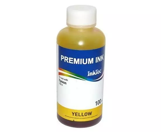 Epson L100/L200/R200/R270 (чернила желтые) Yellow 100 мл (InkTec) (E0010-100MY)