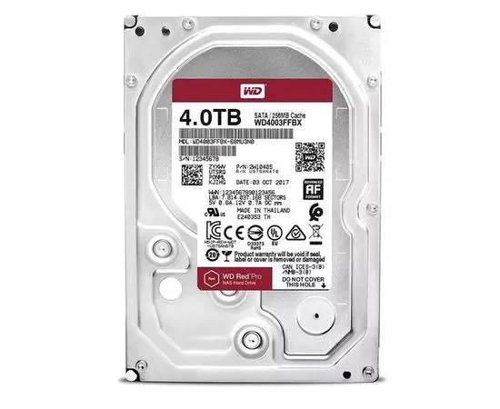 Жесткий диск Western Digital 4Tb Red Pro (WD4003FFBX)