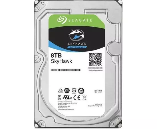 Жесткий диск Seagate 8Tb SkyHawk Surveillance (ST8000VX004)