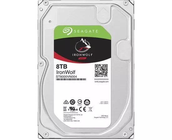 Жесткий диск Seagate 8Tb IronWolf (ST8000VN004)