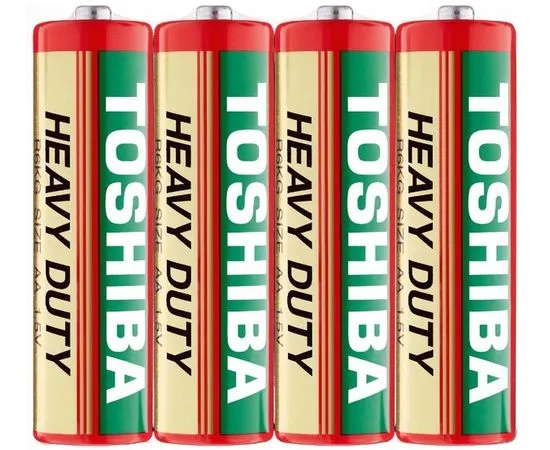 Батарейка (размер AA, R6) Toshiba - упаковка 4шт, цена за 4шт, эконом.упаковка (TH R6/4SH)