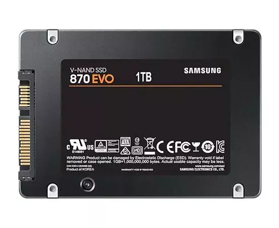 Накопитель SSD 1Tb Samsung 870 EVO (MZ-77E1T0BW), фото 2