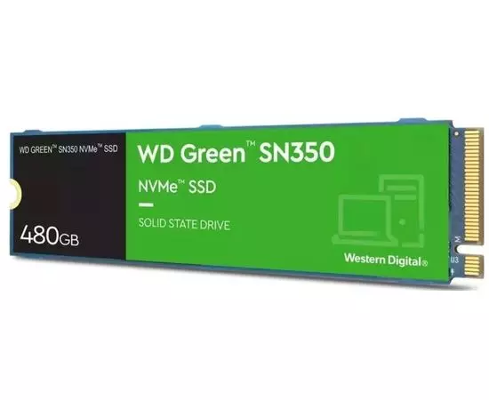 Накопитель SSD M.2 480Gb Western Digital Green SN350 (WDS480G2G0C)