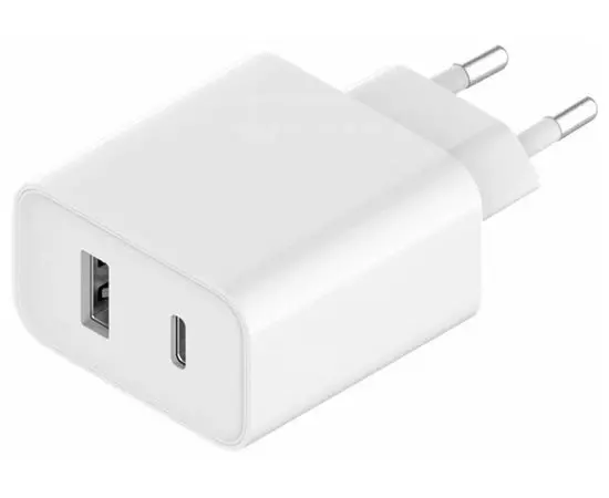 Зарядное устройство Xiaomi Mi 33W Wall Charger, USB A+C, PD, белый (BHR4996GL)