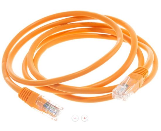 Патч-корд 1,5м. UTP 5e (Cablexpert) оранжевый (PP12-1.1.5M/O)
