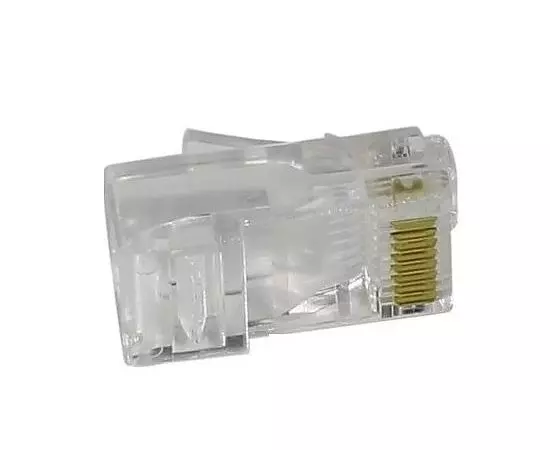 Коннектор RJ-45 (8P8C) UTP кат.5e, (ExeGate) упаковка 100шт. цена за 100шт (EX158091RUS), фото 2