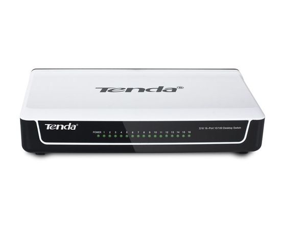 Коммутатор Tenda S16 16Port 10/100 Fast Ethernet