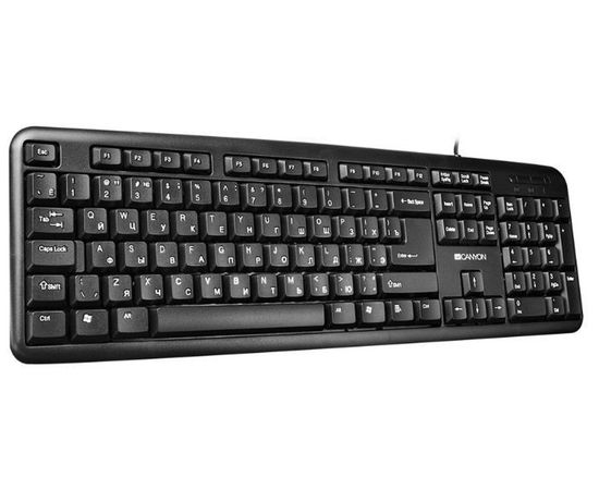 Клавиатура Canyon CNE-CKEY01 USB Black