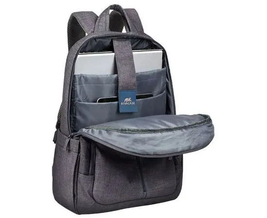 Рюкзак для ноутбука 15,6" Riva 7560 серый, фото 2