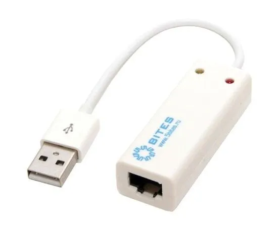 Сетевая карта (USB2.0) 10/100 Mbit, 5bites UA2-45-02WH, белый