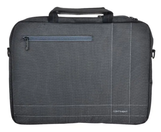 Сумка для ноутбука 15,6" Continent CC-201 серый с белой отстрочкой (CC-201GA), фото 2