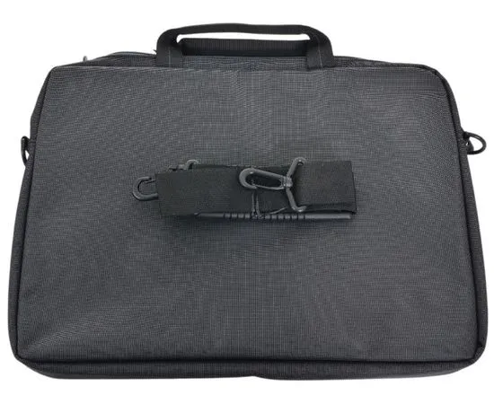 Сумка для ноутбука 15,6" Continent CC-201 серый с белой отстрочкой (CC-201GA), фото 3