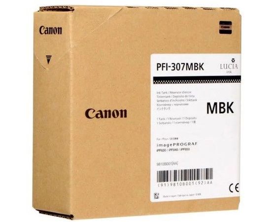 Картридж Canon PFI-307 MBK (чернильный картридж матовый черный) (9810B001)