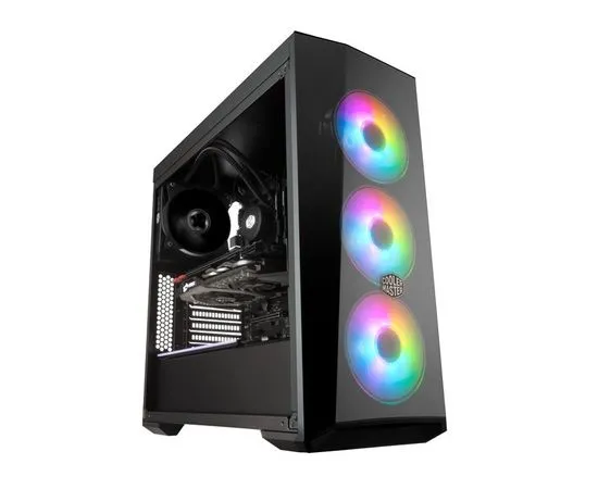 Корпус CoolerMaster MasterBox Lite 5 RGB Black, Без БП (MCW-L5S3-KGNN-05)