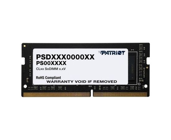 Оперативная память для ноутбука 8Gb DDR4-3200MHz (Patriot, Signature Line) (PSD48G320081S)