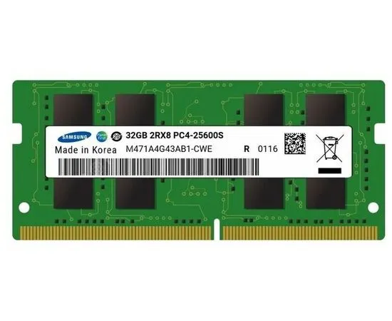 Оперативная память для ноутбука 32Gb DDR4-3200MHz (Samsung) (M471A4G43AB1-CWE)