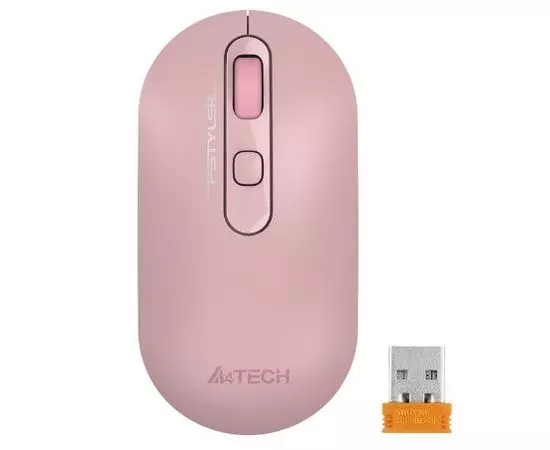 Мышь A4 Tech Fstyler FG20 розовая (FG20  PINK), Цвет: Розовый