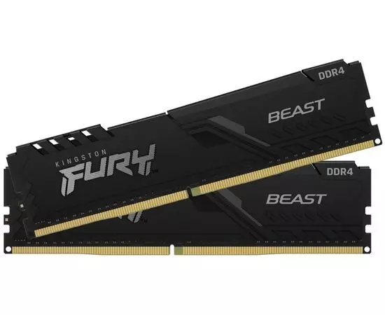 Оперативная память Kingston 2x8Gb DDR4-3600MHz Fury Beast Black (KF436C17BBK2/16)