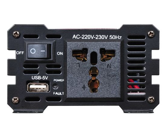 Инвертор 12V -> 220V, мощность 800Вт (Digma, DCI-800), фото 3