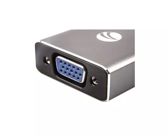 Переходник USB Type-C (M) -> VGA (F), VCOM, серый (CU421T), фото 3