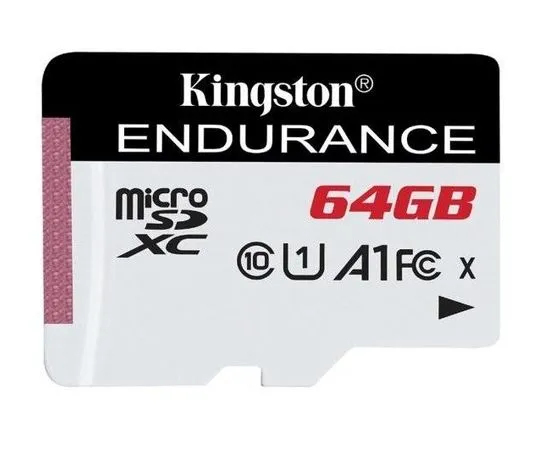 Карта памяти MicroSDXC 64Gb Class 10 UHS-I Endurance без адаптера (Kingston) (SDCE/64GB)