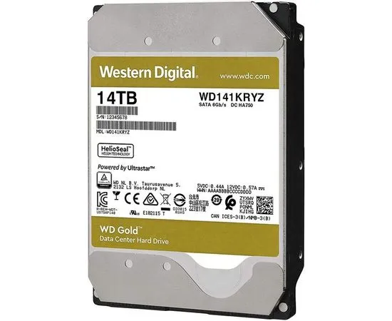 Жесткий диск Western Digital 14Tb Gold (WD141KRYZ)