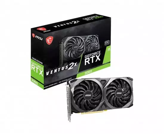 Видеокарта MSI RTX3060 12GB GDDR6 (RTX 3060 VENTUS 2X 12G OC) 68928, фото 4