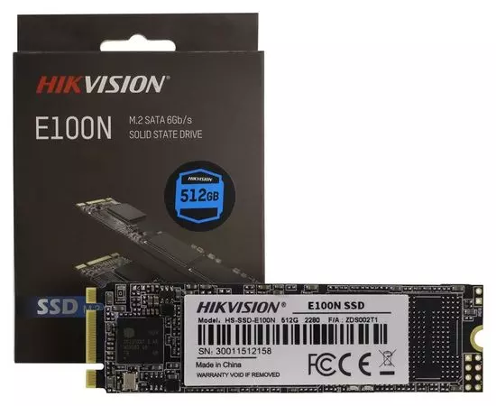 Накопитель SSD M.2 512Gb Hikvision E100N (HS-SSD-E100N/512G)