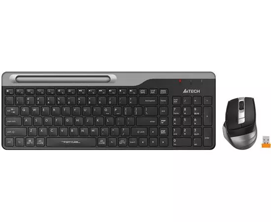 Клавиатура+мышь Key+Mouse A4 Tech Fstyler FB2535C, черный/серый (FB2535С BLACK)