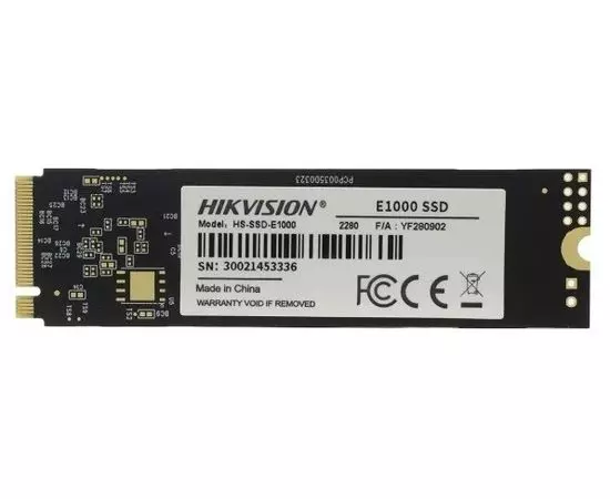 Накопитель SSD M.2 512Gb Hikvision E1000 (HS-SSD-E1000/512G)