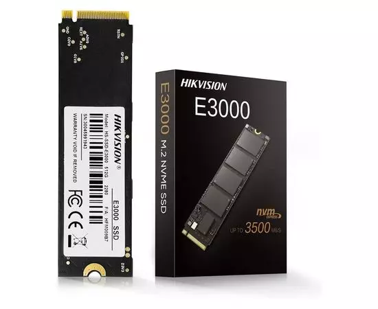 Накопитель SSD M.2 512Gb Hikvision E3000 (HS-SSD-E3000/512G)
