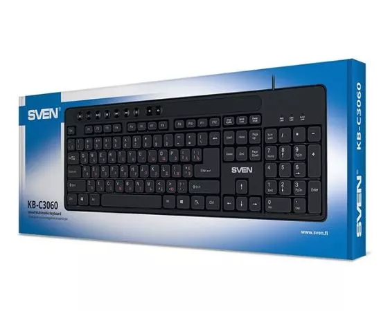 Клавиатура Sven KB-C3060 USB Black (SV-020125), фото 2