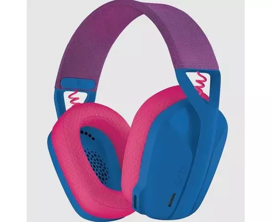Bluetooth-гарнитура Logitech Headset G435 LIGHTSPEED Wireless Gaming, синий/малиновый (981-001062)