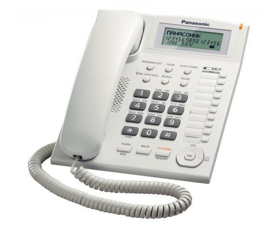 Телефон Panasonic KX-TS2388RUW White