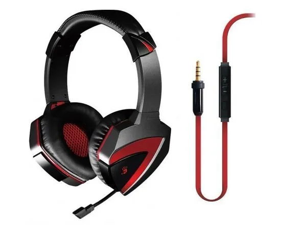 Наушники с микрофоном A4 Tech Bloody G500 Black/Red